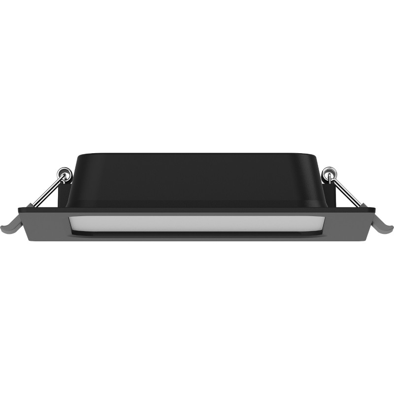 Mexen LDRR stropný panel downlight LED vstavaný 14 x 14 cm, 9W, Neutrálna - 4000K, 720 lm, čierny - L211-014-0940-70