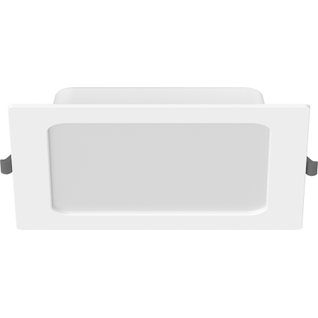 Mexen LDRR stropný panel downlight LED zapustený 17 x 17 cm, 12W, Studená - 6500K, 1320 lm, biely - L211-017-1265-20