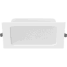Mexen LDRR stropný panel downlight LED zapustený 17 x 17 cm, 12W, Studená - 6500K, 1320 lm, biely - L211-017-1265-20