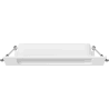 Mexen LDRR stropný panel downlight LED zapustený 17 x 17 cm, 12W, Studená - 6500K, 1320 lm, biely - L211-017-1265-20