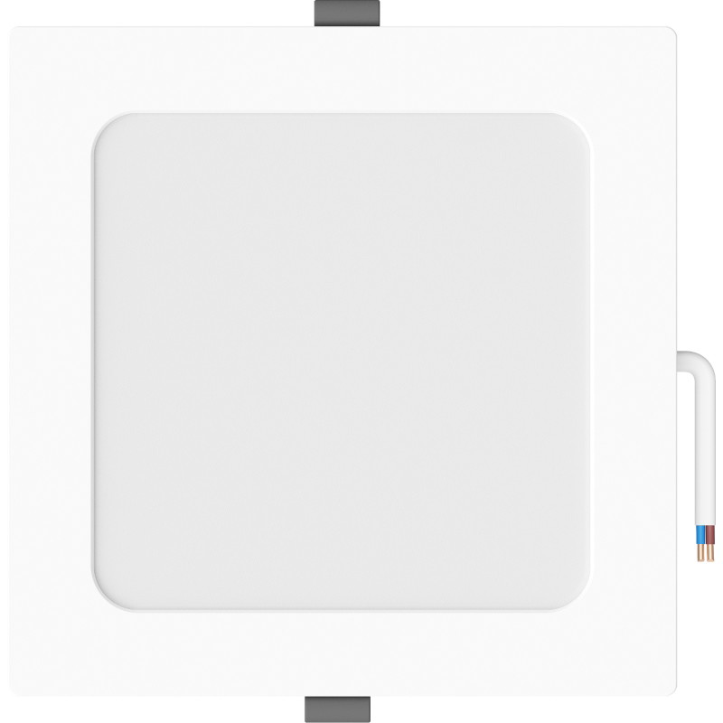 Mexen LDRR stropný panel downlight LED zapustený 17 x 17 cm, 12W, Studená - 6500K, 1320 lm, biely - L211-017-1265-20