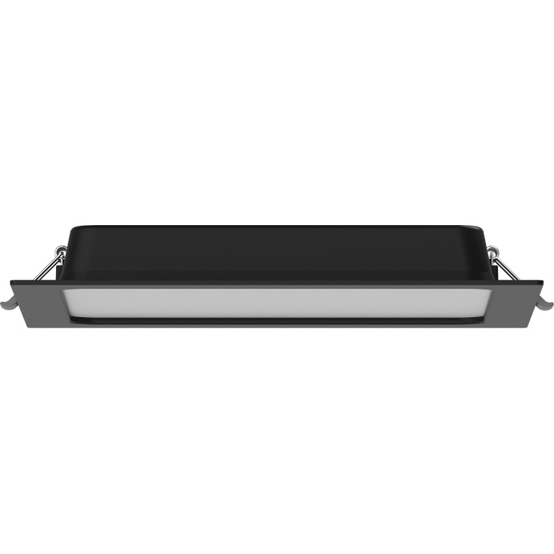Mexen LDRR stropný panel zapustený LED downlight 22 x 22 cm, 18W, Neutrálny - 4000K, 1350 lm, čierny - L211-022-1840-70