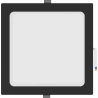 Mexen LDRR stropný panel zapustený LED downlight 22 x 22 cm, 18W, Neutrálny - 4000K, 1350 lm, čierny - L211-022-1840-70