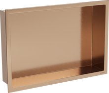 Mexen X-Wall-R nástenná polica s lemom 45 x 30 cm, brúsená meď - 19C0453010