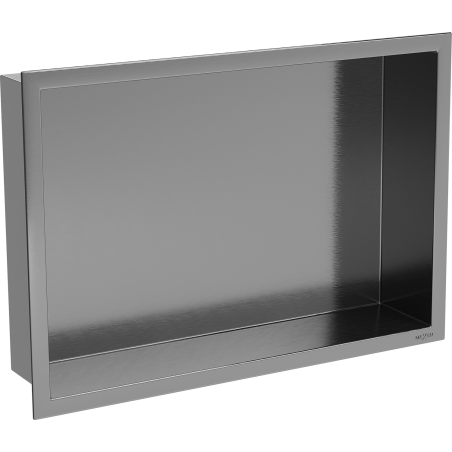 Mexen X-Wall-R nástenná polica s okrajom 45 x 30 cm, brúsená pištoľová sivá - 19E0453010