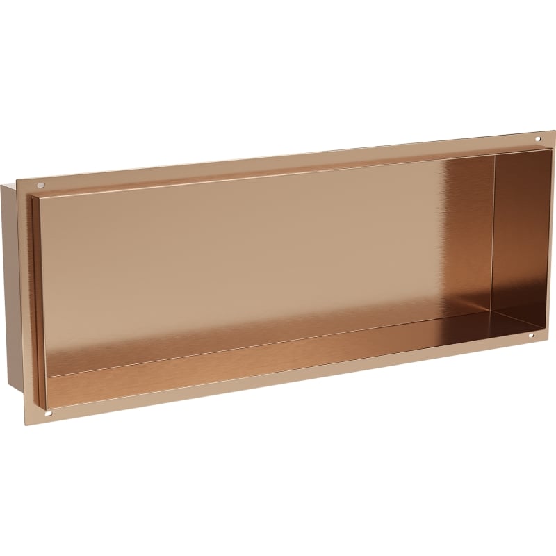 Mexen X-Wall-NR nástenná polica bez príruby 60 x 20 cm, brúsená meď - 19C1602010