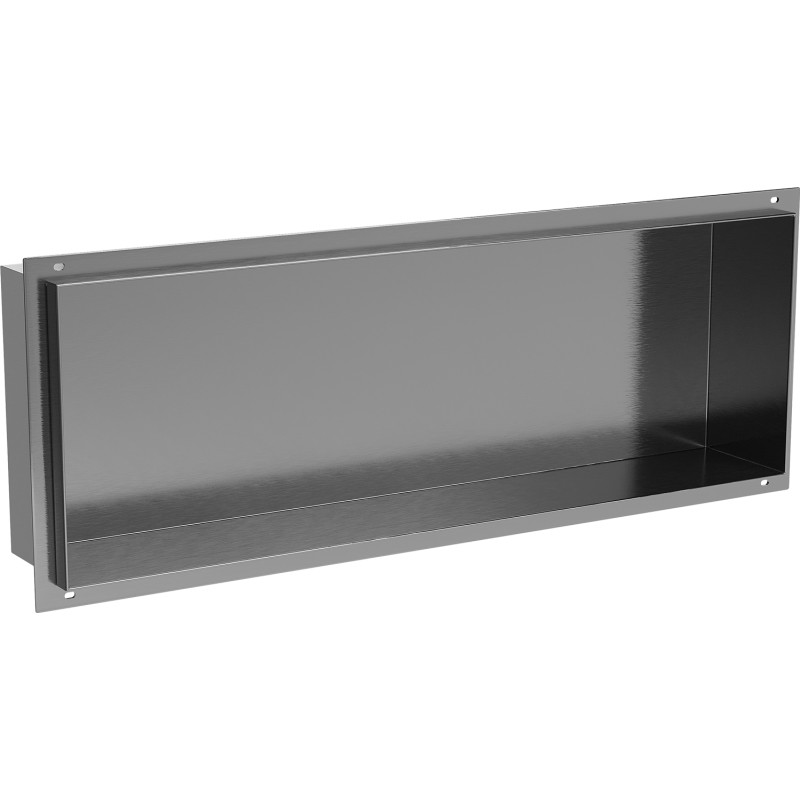 Mexen X-Wall-NR nástenná polica bez lemovania 60 x 20 cm, brúsená pištoľová sivá - 19E1602010