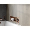 Mexen X-Wall-R nástenná polica s okrajom 60 x 20 cm, brúsená meď - 19C0602010