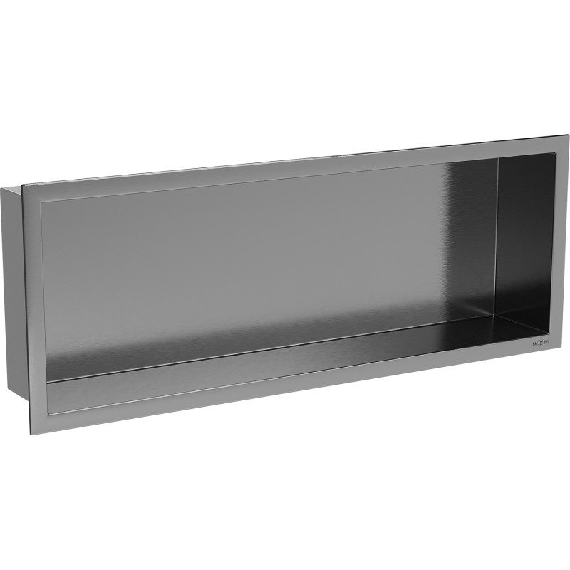 Mexen X-Wall-R nástenná polica s prírubou 60 x 20 cm, kartáčovaná zbraňovo šedá - 19E0602010