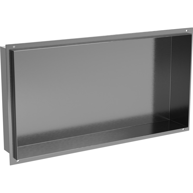 Mexen X-Wall-NR nástenná polica bez príruby 60 x 30 cm, gun gray brúsená - 19E1603010