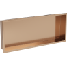 Mexen X-Wall-R nástenná polica s prírubou 75 x 30 cm, brúsená meď - 19C0753010