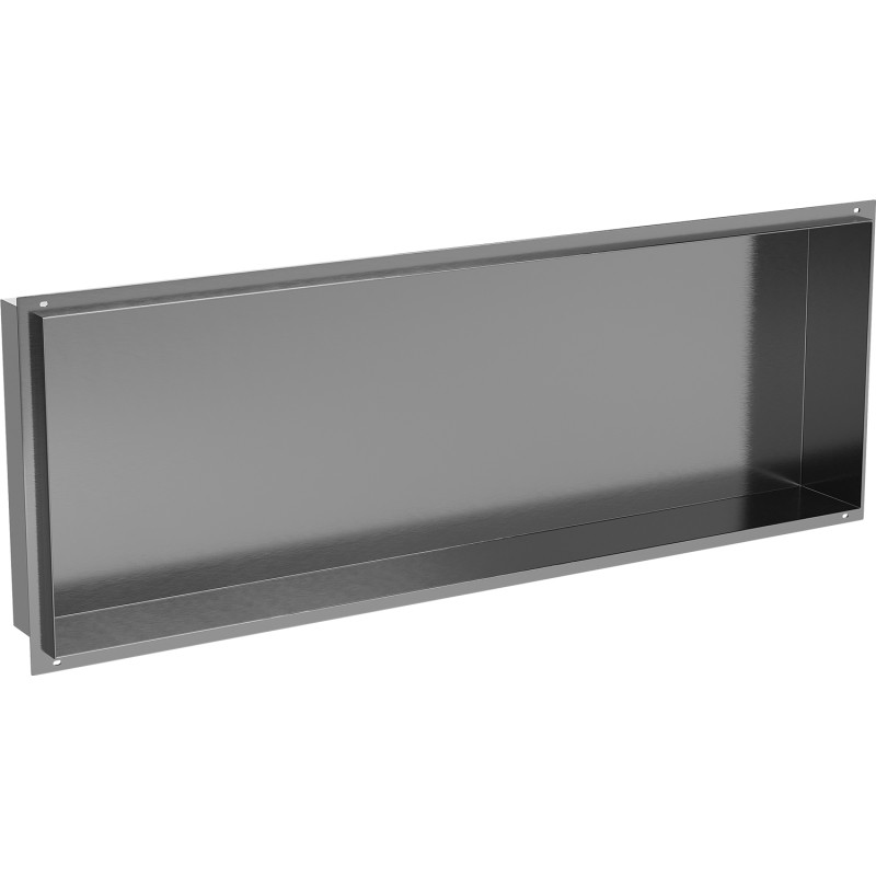 Mexen X-Wall-NR nástenná polica bez príruby 90 x 30 cm, gun gray brúsený - 19E1903010