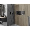 Mexen X-Wall-NR nástenná polica bez príruby 90 x 30 cm, gun gray brúsený - 19E1903010