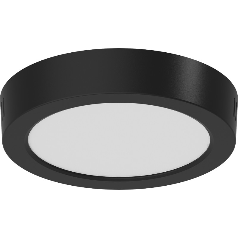 Mexen LDSR stropné LED svietidlo povrchovo montované fi 17 cm, 12W, Studená - 6500K, 960 lm, čierna - L212-017-1265-70