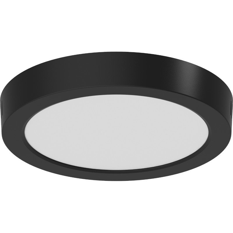 Mexen LDSR LED stropné svietidlo povrchovo montované, priemer 22 cm, 18W, Studené - 6500K, 1440 lm, čierne