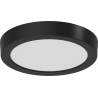 Mexen LDSR LED stropné svietidlo povrchovo montované, priemer 22 cm, 18W, Studené - 6500K, 1440 lm, čierne
