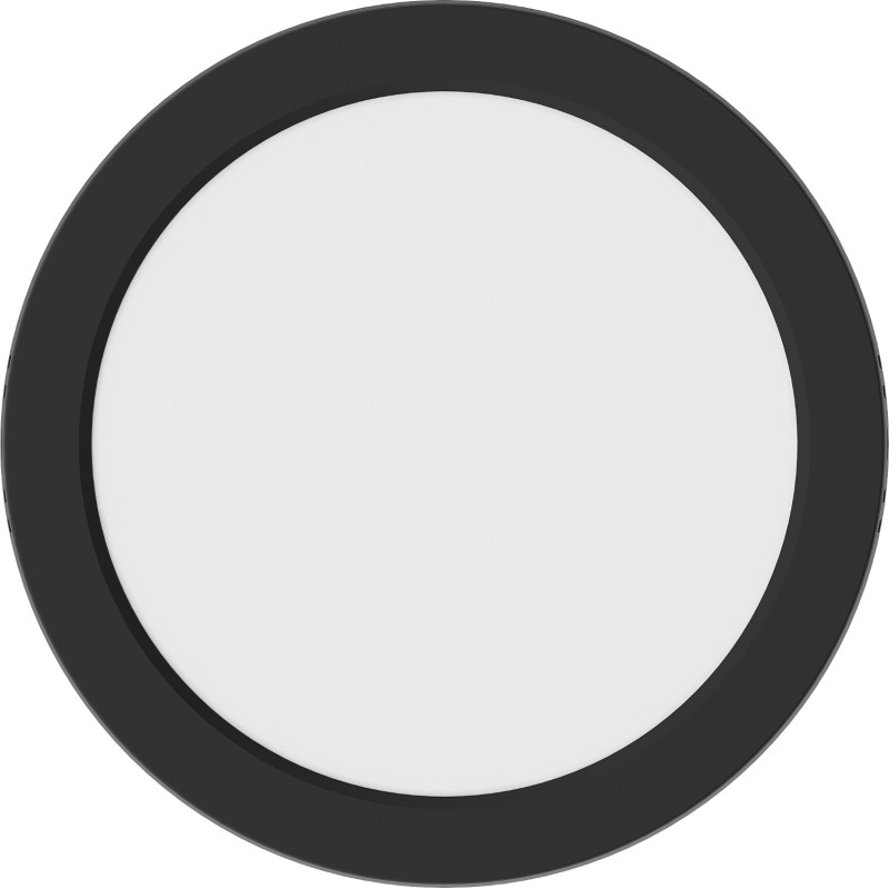Mexen LDSR LED stropné svietidlo povrchovo montované, priemer 22 cm, 18W, Studené - 6500K, 1440 lm, čierne