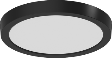 Mexen LDSR stropné LED svetlo povrchové fi 30 cm, 24W, Studená - 6500K, 1920 lm, čierna - L212-030-2465-70