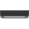 Mexen LDSS LED stropné svietidlo povrchové 17 x 17 cm, 12W, Neutrálne - 4000K, 960 lm, čierne - L213-017-1240-70