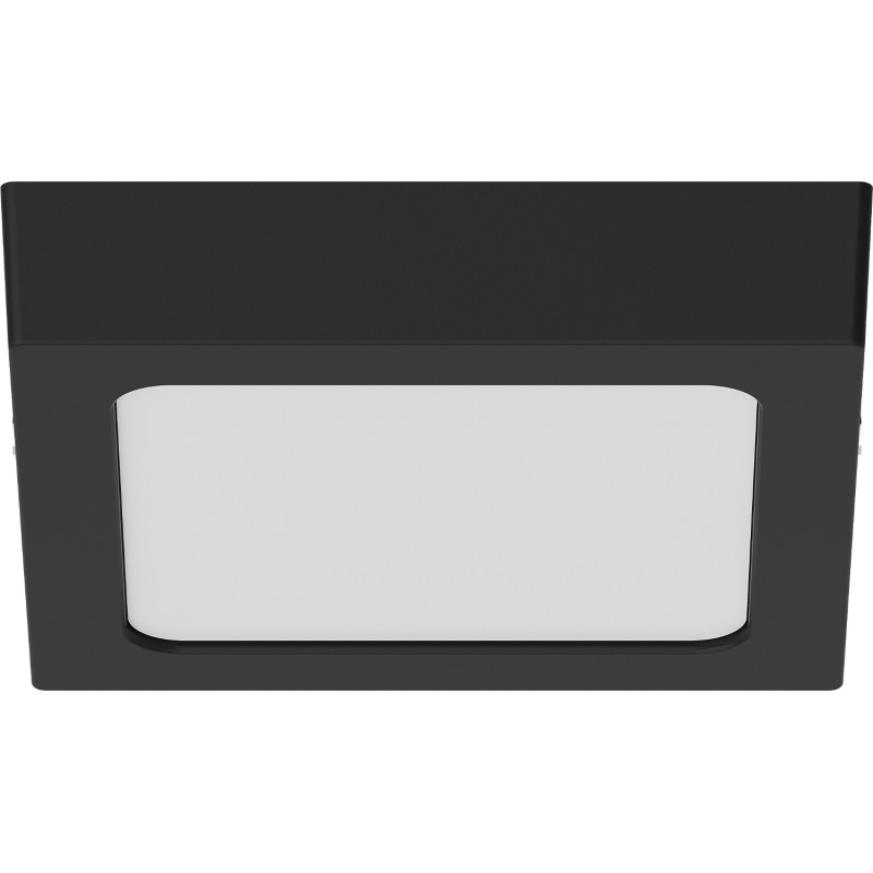 Mexen LDSS LED stropné svietidlo povrchové 17 x 17 cm, 12W, Neutrálne - 4000K, 960 lm, čierne - L213-017-1240-70