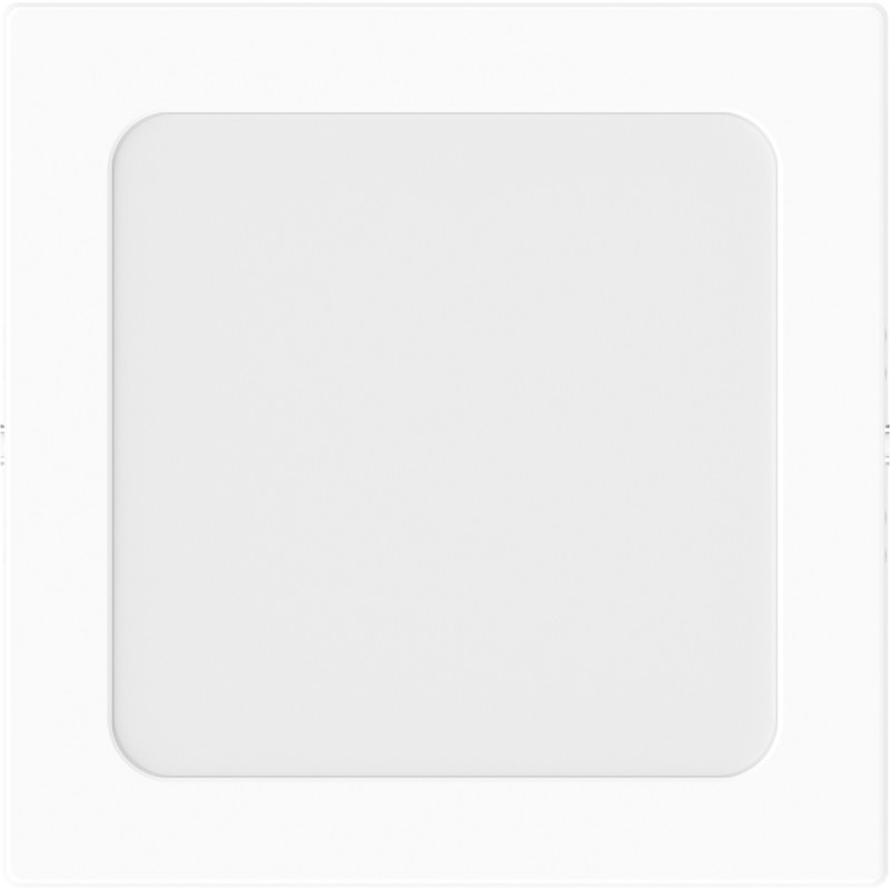 Mexen LDSS stropné LED svietidlo prisadené 17 x 17 cm, 12W, Studené - 6500K, 1320 lm, biele - L213-017-1265-20