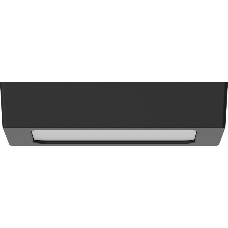 Mexen LDSS stropné LED svietidlo povrchové 17 x 17 cm, 12W, Studená - 6500K, 960 lm, čierne - L213-017-1265-70