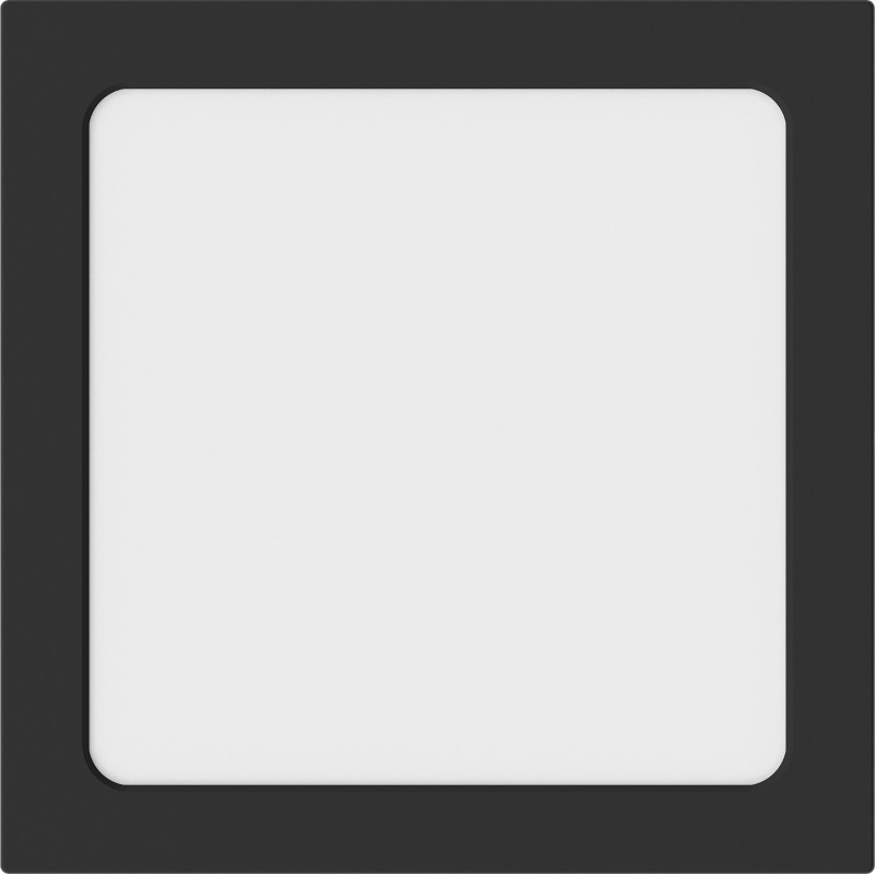 Mexen LDSS stropné LED svietidlo na povrchovú montáž 22 x 22 cm, 18W, Studená - 6500K, 1440 lm, čierna - L213-022-1865-70