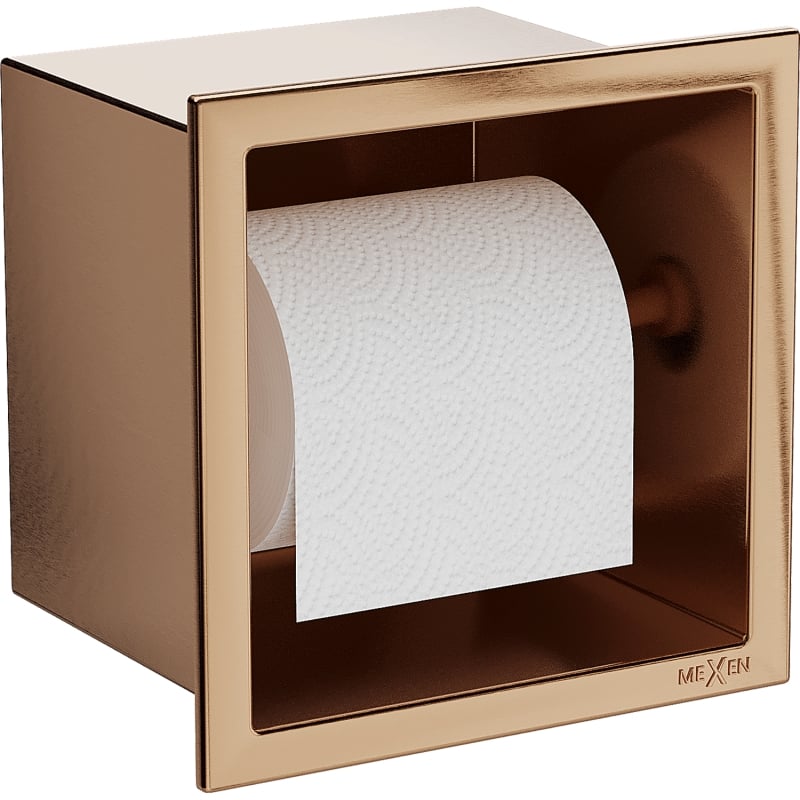 Mexen X-Wall-P držiak na toaletný papier, brúsená meď - 19C3