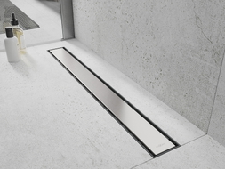 Mexen Flat Abs Flat ABS lineárny odtok 2v1 60 cm, inox - 1069060