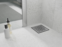 Mexen Flat-Q M01 podlahová vpusť štvorcová 15 x 15 cm, inox - 1010315