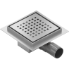 Mexen Flat-Q M08 podlahový vpust štvorcový 12 x 12 cm, inox - 1010512