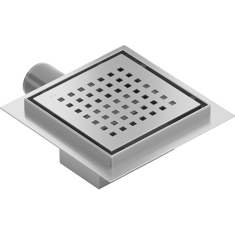 Mexen Flat-Q M08 podlahový vpust štvorcový 15 x 15 cm, inox - 1010515