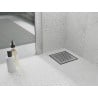 Mexen Flat-Q M08 podlahový vpust štvorcový 15 x 15 cm, inox - 1010515