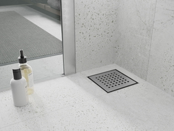 Mexen Flat-Q M08 podlahový vpust štvorcový 15 x 15 cm, inox - 1010515