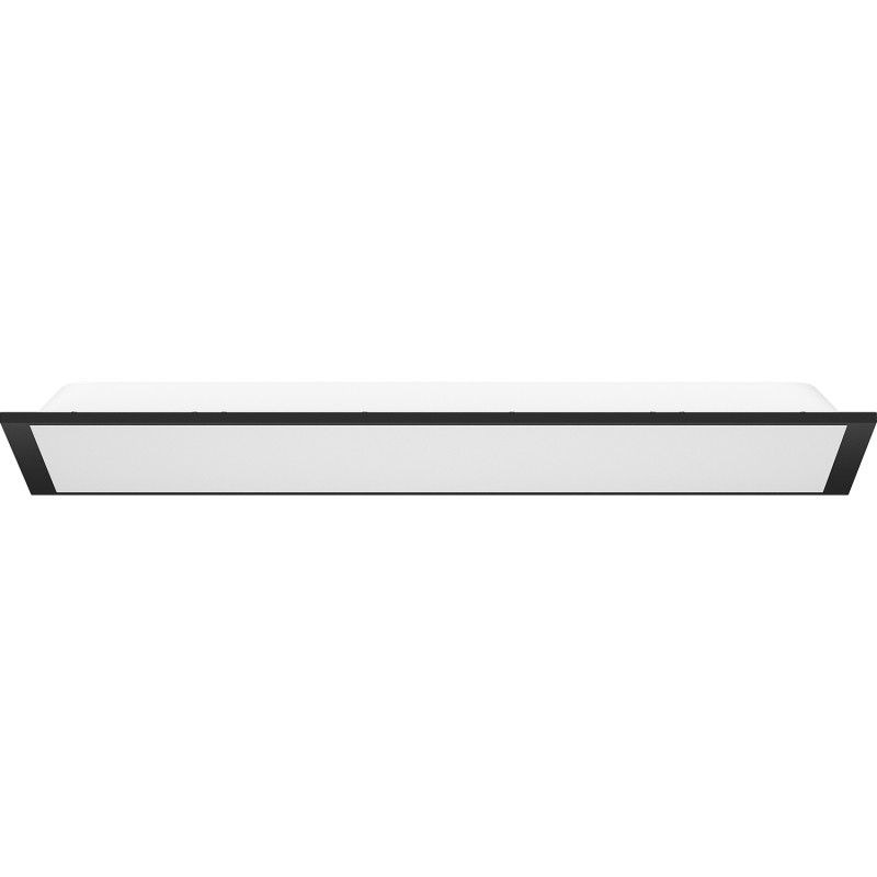Mexen Brill LED stropný panel na zabudovanie 60 x 60 cm, 40W, Neutrálna - 4000K, 3600 lm, čierny - L200-060-060-4040-70