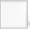 Mexen Brill LED stropný panel na zabudovanie 60 x 60 cm, 40W, Neutrálna - 4000K, 3600 lm, čierny - L200-060-060-4040-70
