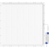 Mexen Brill+ stropný LED panel pod omietku 60 x 60 cm, 48W, Neutrálna - 4000K, 5280 lm, biely - L201-060-060-4840-20