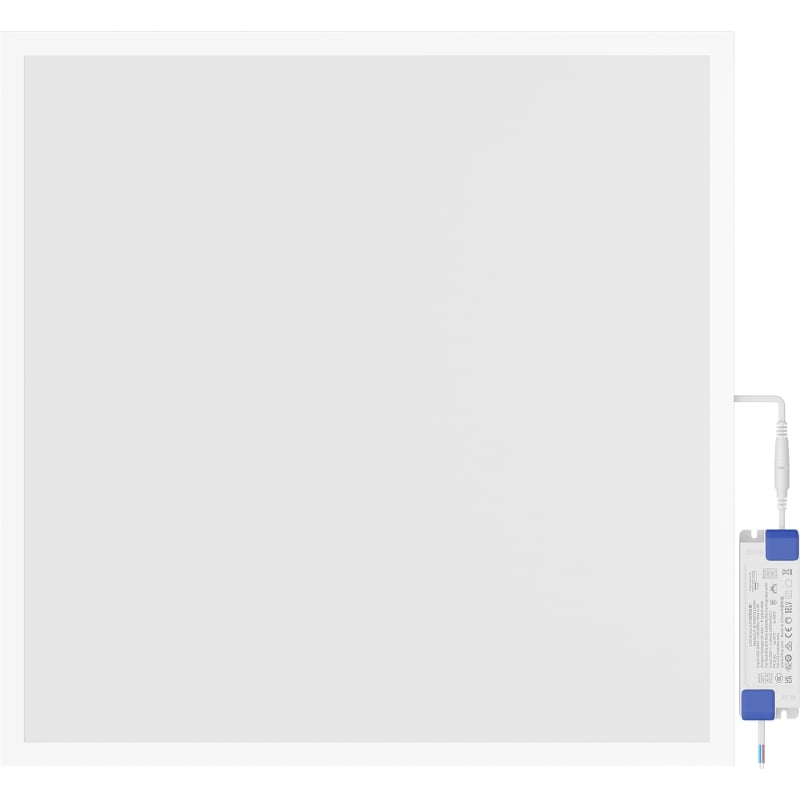 Mexen Brill+ stropný LED panel pod omietku 60 x 60 cm, 48W, Neutrálna - 4000K, 5280 lm, biely - L201-060-060-4840-20
