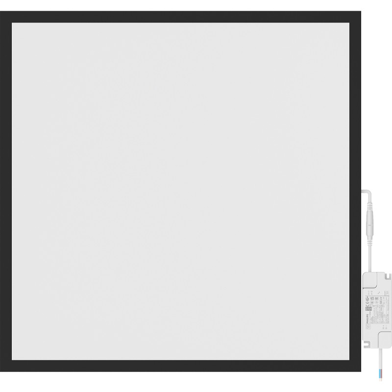 Mexen Brill-S LED stropný panel pod omietku 60 x 60 cm, 36W, Neutrálna - 4000K, 3960 lm, čierna - L202-060-060-3640-70