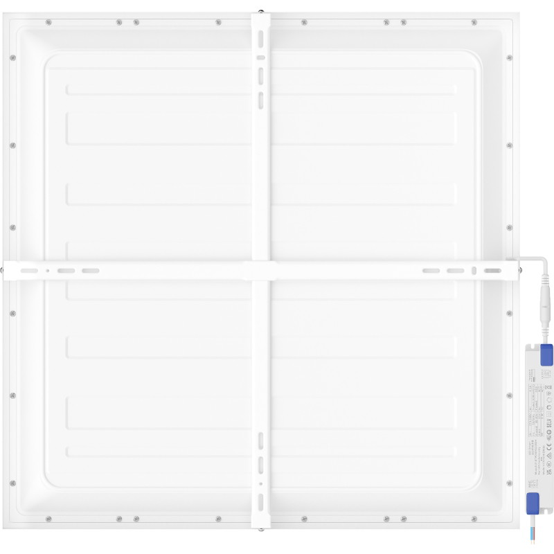 Mexen Brill-S stropný LED panel na povrchovú montáž 60 x 60 cm, 40W, Neutrálna - 4000K, 4000 lm, biela