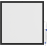 Mexen Brill-S stropný LED panel na povrchovú montáž 60 x 60 cm, 40W, Neutrálna - 4000K, 3600 lm, čierny