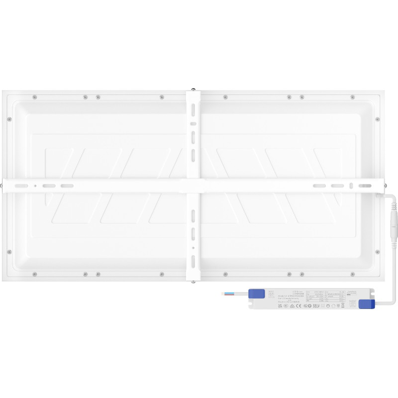 Mexen Brill-S stropný LED panel na povrchovú montáž 60 x 30 cm, 24W, Neutrálny - 4000K, 2880 lm, biely