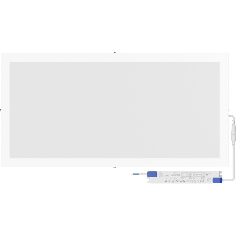 Mexen Brill-S stropný LED panel na povrchovú montáž 60 x 30 cm, 24W, Neutrálny - 4000K, 2880 lm, biely