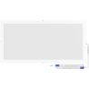 Mexen Brill-S stropný LED panel na povrchovú montáž 60 x 30 cm, 24W, Neutrálny - 4000K, 2880 lm, biely