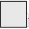 Mexen Brill-S Stropný LED panel na povrchovú montáž 60 x 60 cm, 36W, Neutrálna - 4000K, 3960 lm, čierny