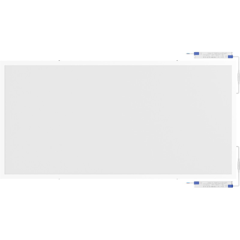 Mexen Brill-S LED stropný panel na povrchovú montáž 120 x 60 cm, 60W, Neutrálna - 4000K, 7200 lm, biela