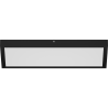 Mexen Brill-S LED stropný panel na povrchovú montáž 60 x 30 cm, 24W, Neutrálna - 4000K, 2640 lm, čierny