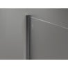 Mexen Uni-I1 nástenná lišta pre sprchovú stenu 8 mm, gun metal - 800-00-95