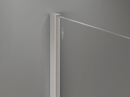 Mexen okrajová lišta na sprchovú stenu 8 mm, brúsený nikel - 800-00-97