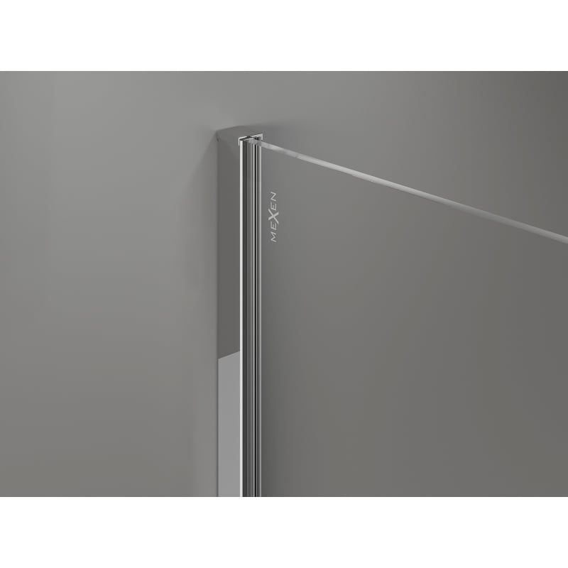 Mexen Uni-I2 nástenná lišta pre sprchovú stenu 10 mm, chróm - 800-00-01-X